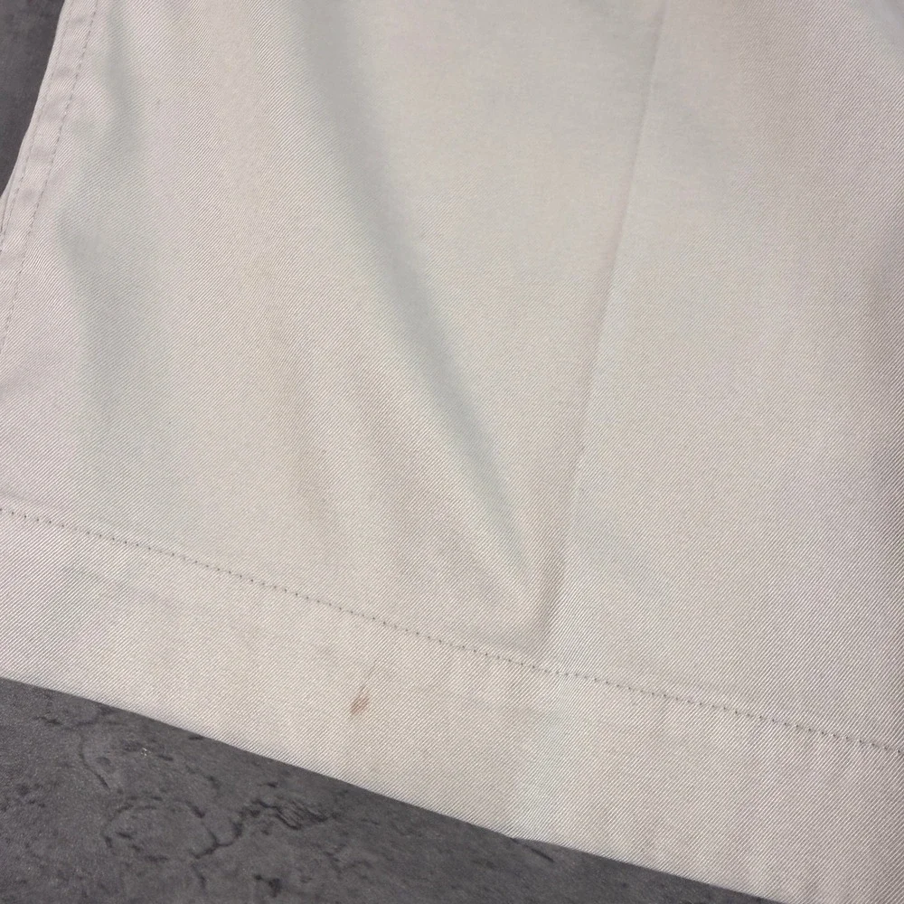 Nike Golf Dri-FIT Pants Mens 36x32 Khaki Stone‎ Flat Front Trousers 472532-072